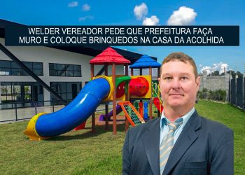 Vereador pede que prefeitura faça muro na casa da acolhida para as crianças