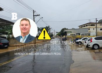 Vereador Welder Carminati pede instalação de faixa elevada para pedestres, em Rio Bananal