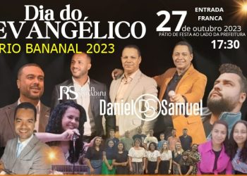 Prefeitura de Rio Bananal realiza festa do Dia do Evangélico com Daniel e Samuel