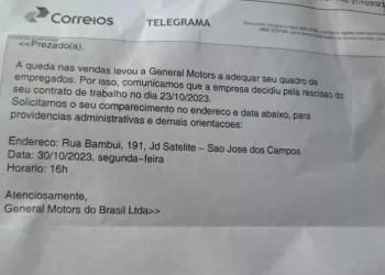 GM demite funcionários de três fábricas por telegrama