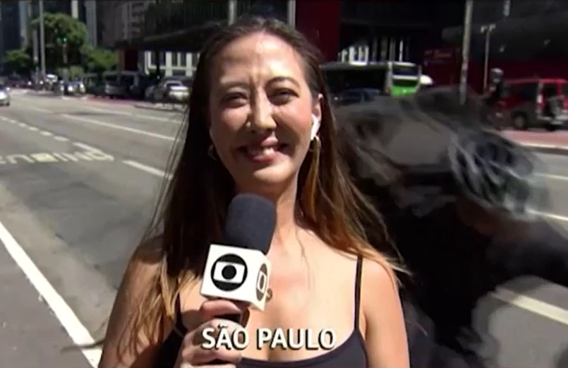 Repórter da Globo sofre tentativa de assalto em entrada ao vivo