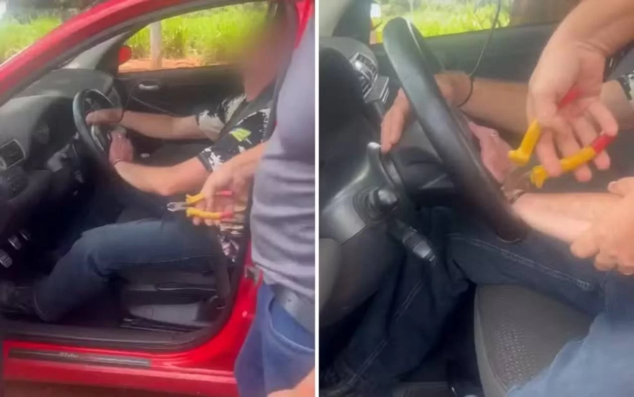 Vídeo: CAC é encontrado amarrado e diz que teve armas roubadas em GO