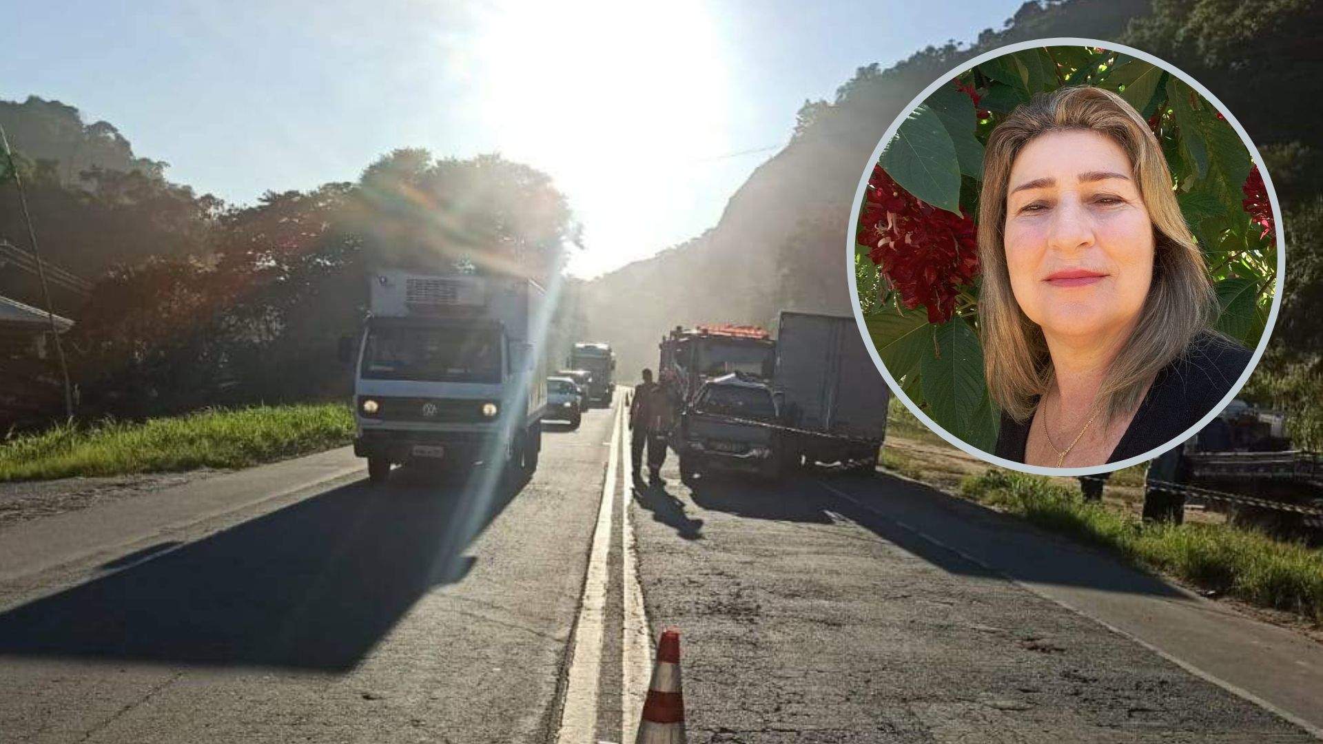 Mulher que morreu após Hilux bater em caminhão na BR-262 era irmã de vereador Mulher que morreu após Hilux bater em caminhão na BR-262 era irmã de vereador