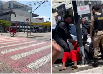 Vídeo: criminoso é colocado em cela trancada com algema, foge de bicicleta e acaba atropelado em MG