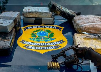 Aracruz: Caminhoneiro preso com drogas e arma na BR-101