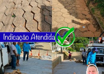 Prefeito Bruno Pella atende reivindicação do vereador Welder Carminati e realiza reparo na rua da APAE em Rio Bananal