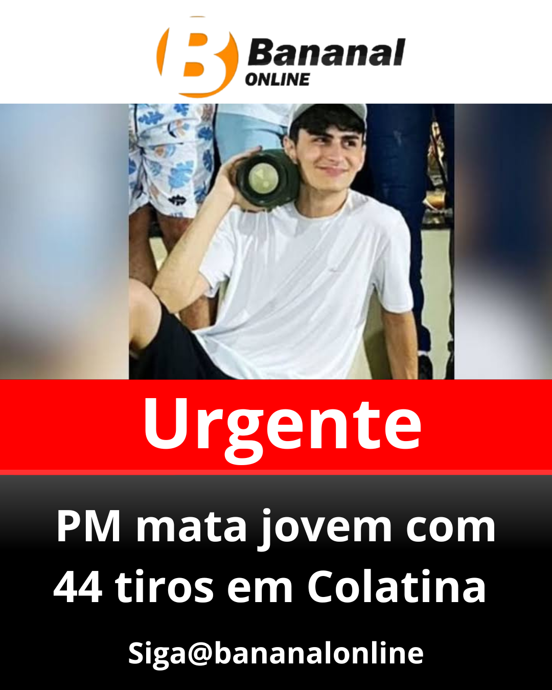 PM mata jovem com 44 tiros em Colatina, diz jornal
