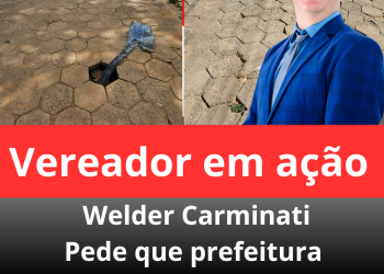 Vereador Welder Carminati pede melhorias na rua da APAE, em Rio Bananal