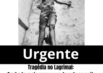 Execução no Lagrimal: Jonathan, baiano de 29 anos, é morto com facada no peito pelo cunhado durante briga em Rio Bananal