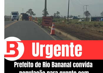 Prefeito de Rio Bananal convida população para evento com governador Renato Casagrande nesta quinta-feira 31