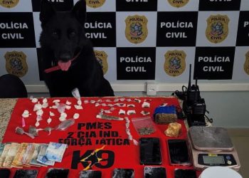 PCES e PMES prendem suspeitos e apreendem drogas durante operação em Afonso Cláudio